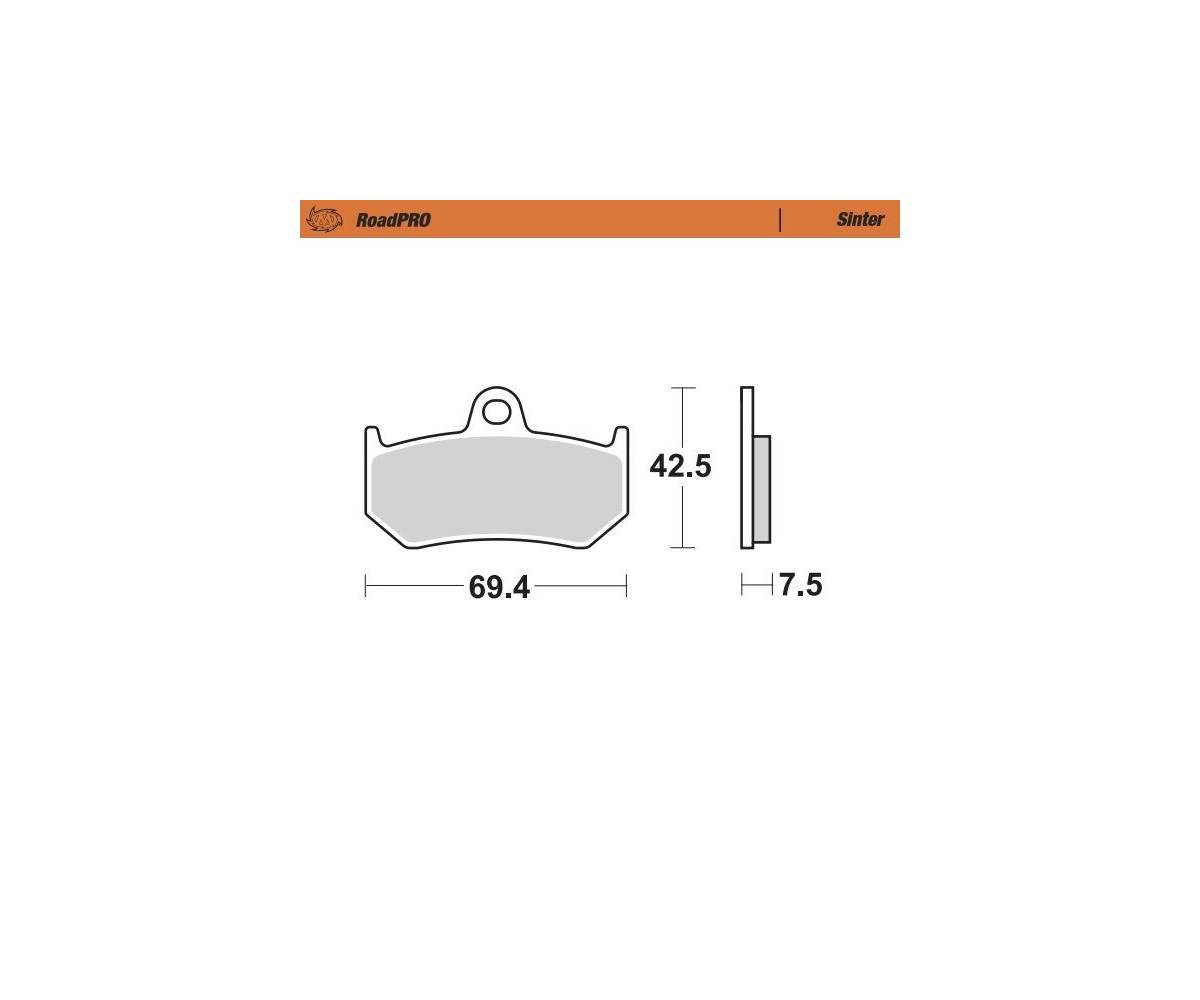 Bremseklodser til MC - Moto-Master Road Pro