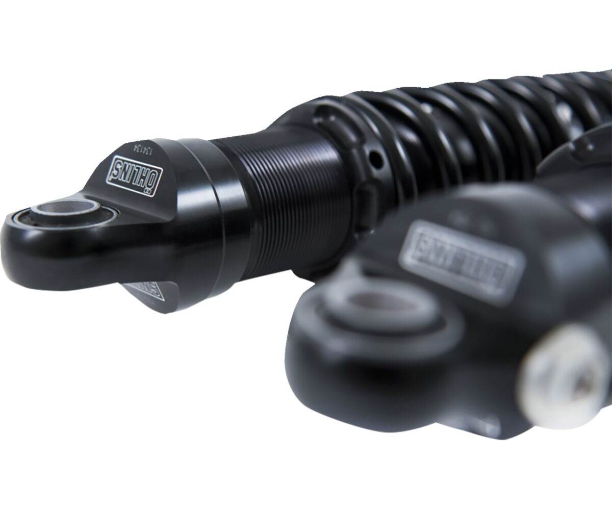 Harley Davidson Dyna Low Rider m.fl. Öhlins STX36 Blackline Twin Shocks - Pitboxen Performance