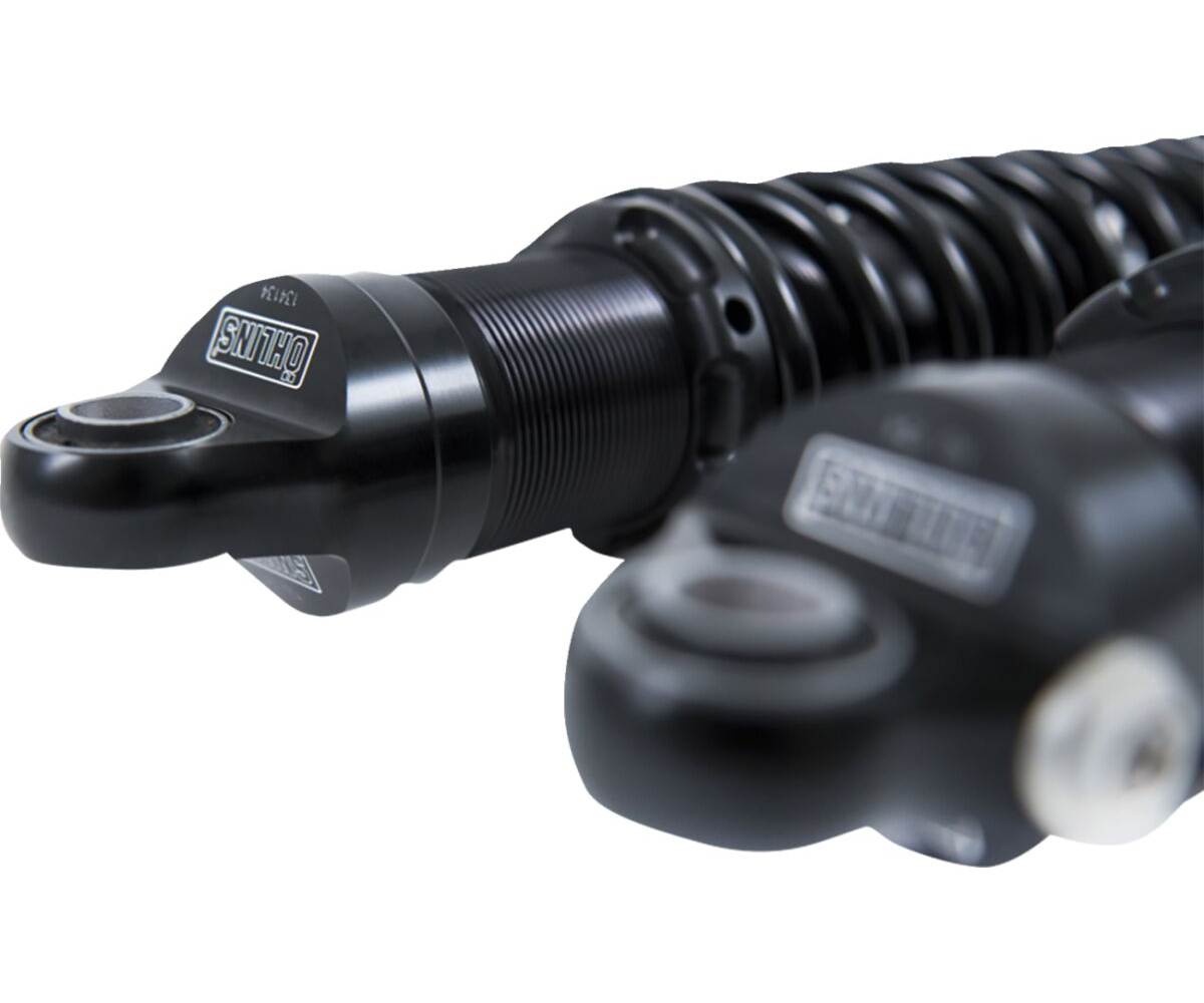 Harley Davidson Road King / Road Glide m.fl. Öhlins STX36 Blackline Twin Shocks - Pitboxen Performance