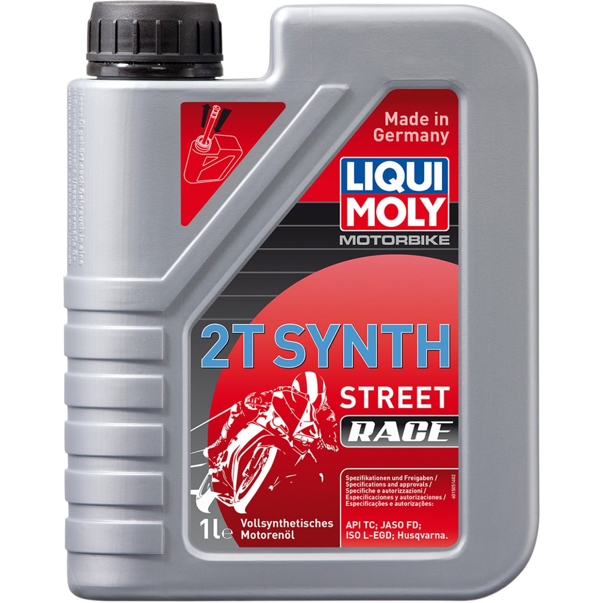 2 - Takt olie fuldsyntetisk - 2T Synth - Liqui Moly - 1L - Pitboxen.dk