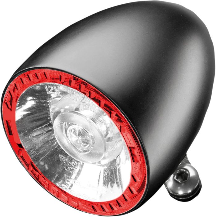 BULLET 1000 RB – LED BAG/BREMSELYS, SORT - Pitboxen Performance