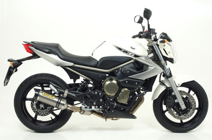 71761PK Arrow Street Thunder titanium udstødning med carbon afgang til Yamaha XJ6 / XJ6 Diversion 2009 - 2015 - Pitboxen.dk