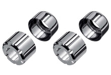 Krom cover for Bitubo WME / WMB støddæmpere, sæt med 4 (top og bund) - Pitboxen Performance