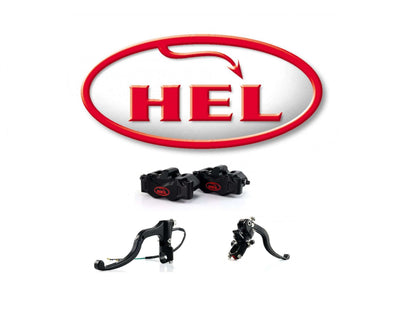 HEL Bremse upgrade kit - komplet m. kalibre, master, kobling, slanger og bremsevæske - Pitboxen Performance