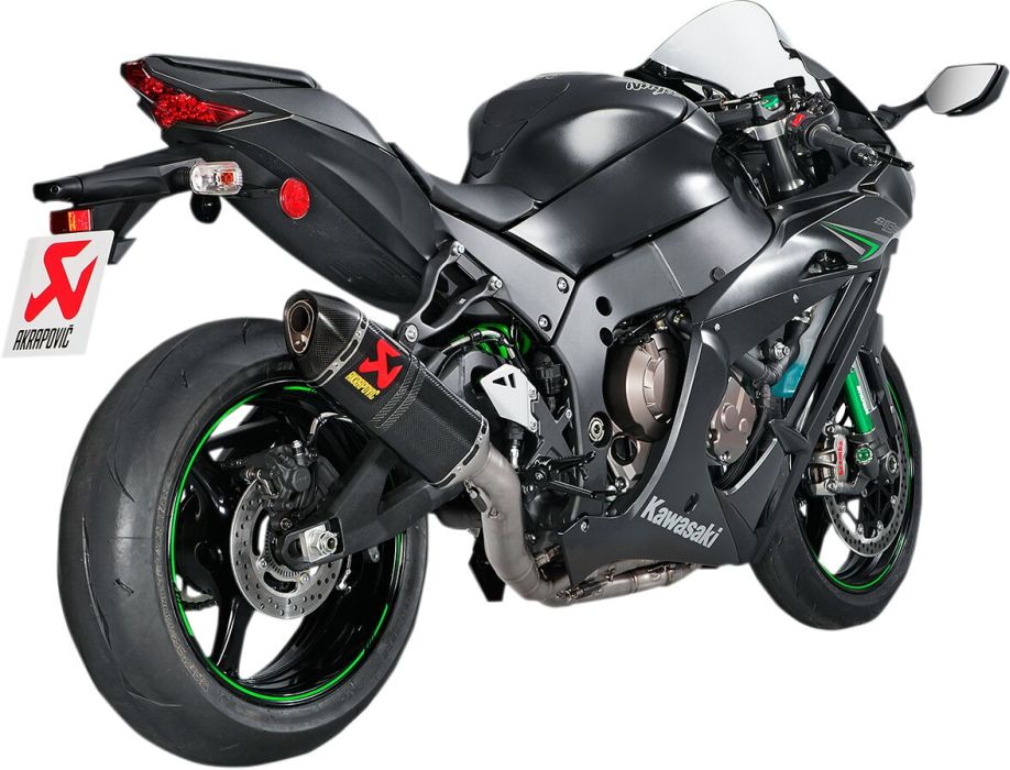 Akrapovic Evolution Line komplet udstødning til Kawasaki ZX - 10R 2016 - Pitboxen.dk