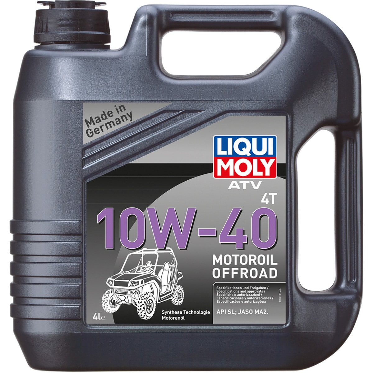 ATV olie 10W40 Mineralsk - Liqui Moly - 4L - Pitboxen.dk