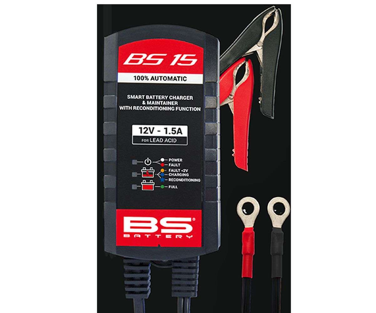 Batterilader til MC - BS Battery BS15 - Pitboxen.dk