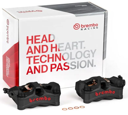 Bremsekaliber – Brembo Stylema M4 100MM, sort – Sæt - Pitboxen.dk