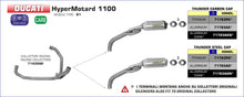 Ducati Hypermotard 1100 2007-2012 Arrow udstødning. Slip-on udstødninger, komplette udstødninger, manifold/forrør. Find det hos Pitboxen.dk