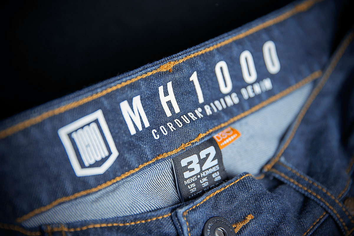 Icon MH1000 mc jeans m. D30 beskyttelse - Herremodel - Str 42 - Pitboxen Performance