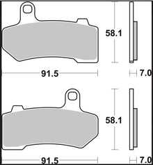 Harley Davidson Street Glide 08 - 16 m.fl. bremseklodser, sinter SP - Brembo - Pitboxen.dk