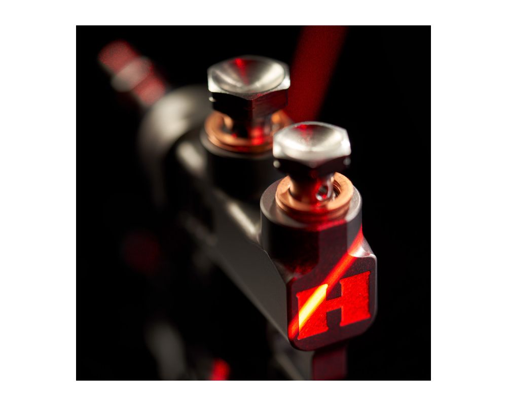 HEL dual port bremsemaster til bagbremse, ekstra port for håndbetjent bagbremse - Pitboxen Performance