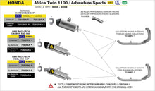 Honda Africa Twin CRF 1100 L 2020-2023 Arrow udstødning. Slip-on udstødninger, komplette udstødninger, manifold/forrør. Find det hos Pitboxen.dk