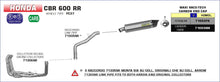 Honda CBR 600 RR 2005-2006 Arrow udstødning. Slip-on udstødninger, komplette udstødninger, manifold/forrør. Find det hos Pitboxen.dk