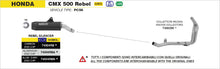 Honda CMX 500 Rebel 2020-2024 Arrow udstødning. Slip-on udstødninger, komplette udstødninger, manifold/forrør. Find det hos Pitboxen.dk