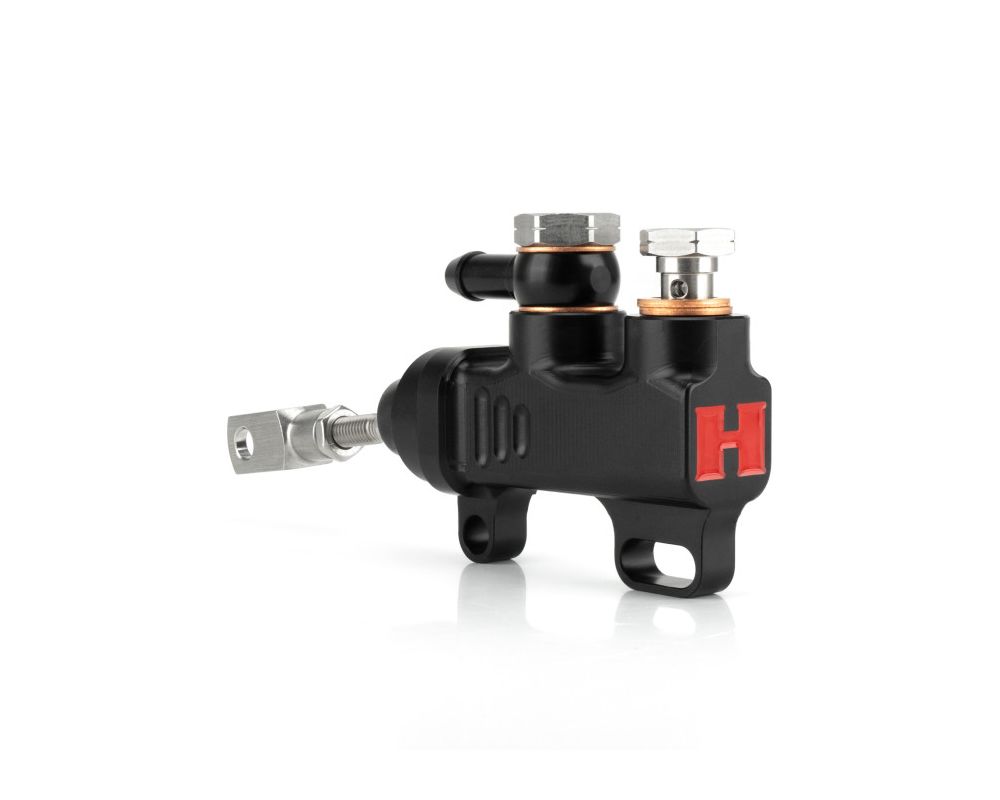 HEL dual port bremsemaster til bagbremse, ekstra port for håndbetjent bagbremse - Pitboxen Performance
