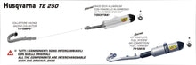 Husqvarna TE 250 2012-2013 Arrow udstødning. Slip-on udstødninger, komplette udstødninger, manifold/forrør. Find det hos Pitboxen.dk