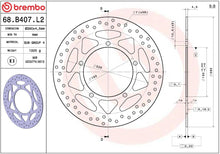 Kawasaki Ninja 13-17 m.fl. bremseskive for, ORO fast - Brembo