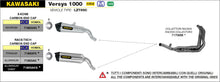 Kawasaki VERSYS 1000 2019-2020 Arrow udstødning. Slip-on udstødninger, komplette udstødninger, manifold/forrør. Find det hos Pitboxen.dk