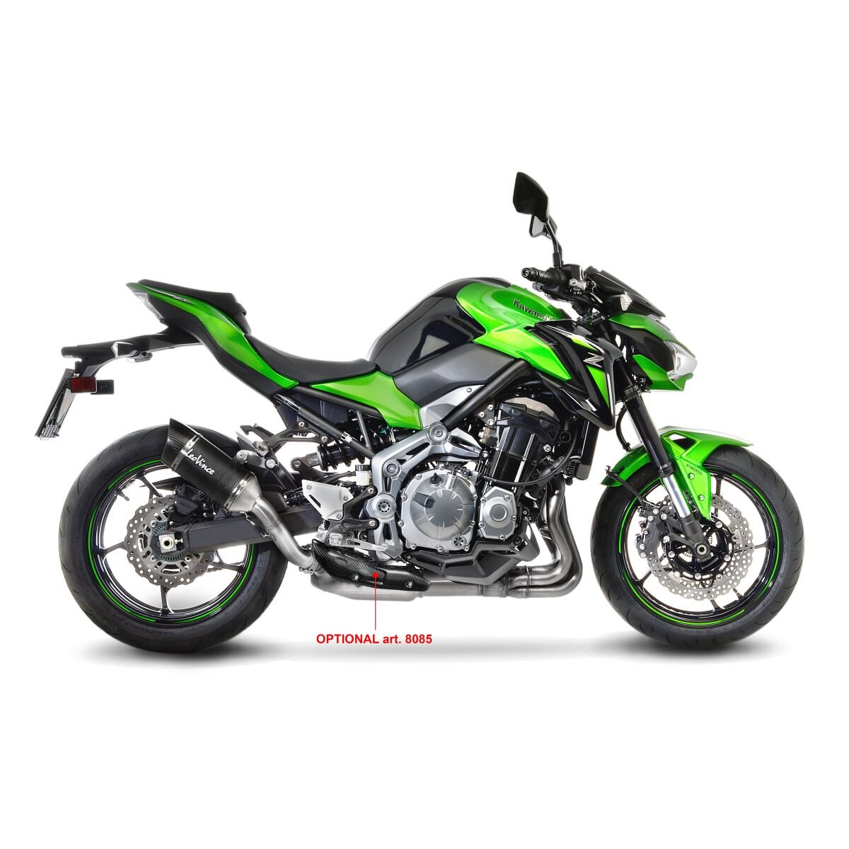 Kawasaki Z 900 17 - 19 Slip - on udstødning - LeoVince LV Pro - Pitboxen.dk