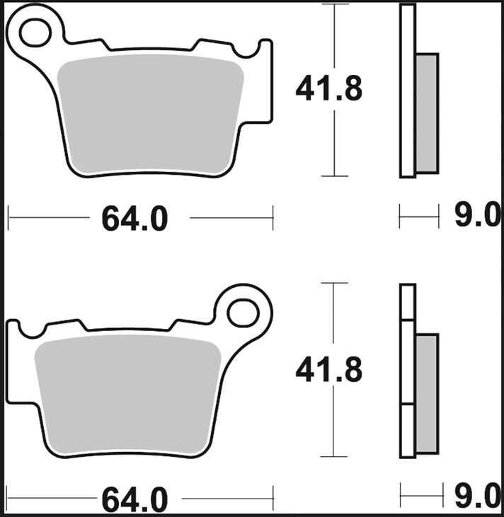 Ktm SX 250 03 - 24 m.fl. bremseklodser, Carbon keramisk TT - Brembo - Pitboxen.dk