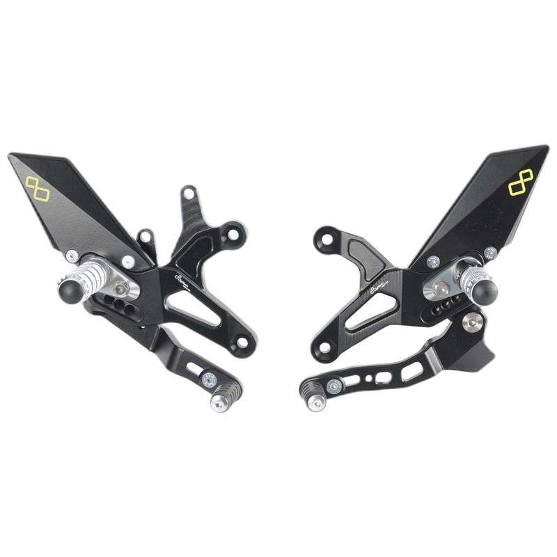Lightech Rearset til Kawasaki ZX6R (2005 - 2021) - Pitboxen.dk