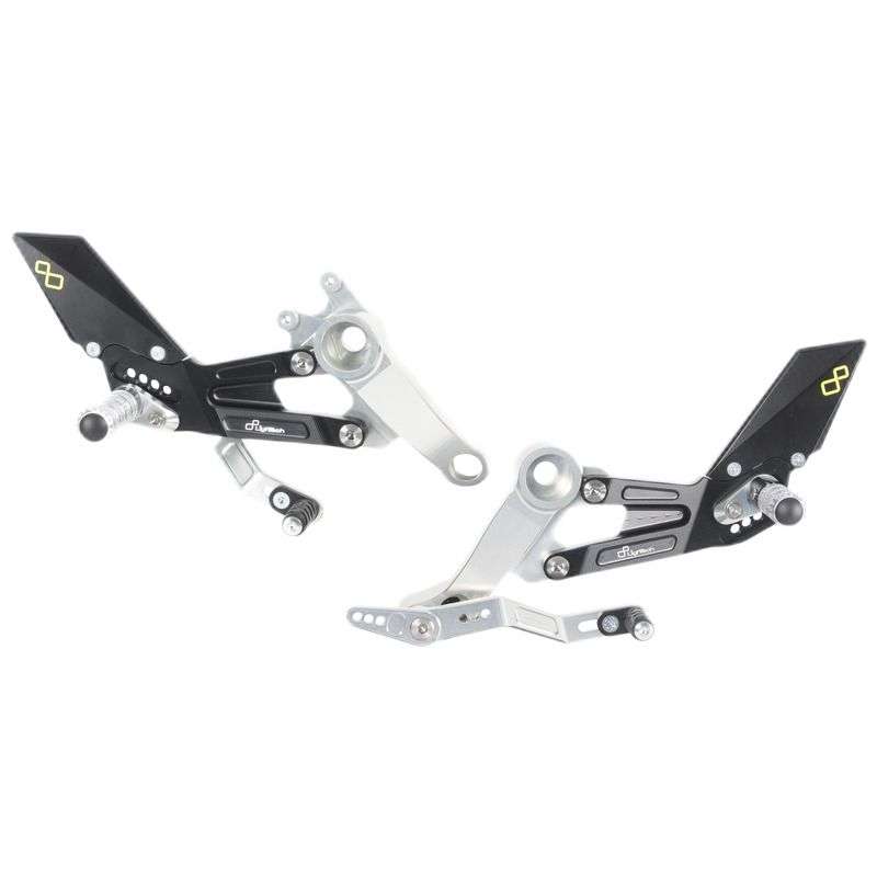 Lightech Type W rearset til Aprilia Tuono 660 (2020 - 2023) - Pitboxen.dk