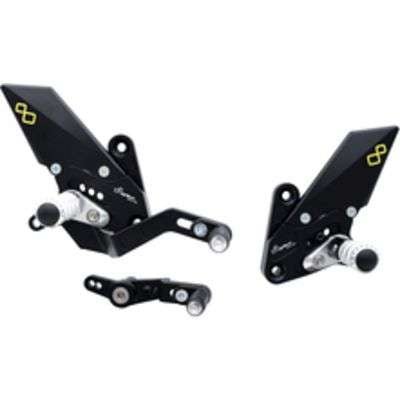 Lightech Type W rearset til Yamaha Tracer 9GT (2023 - 2023) - Pitboxen.dk