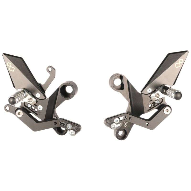 Lightech Type W rearset til Yamaha XSR900 (2013 - 2019) - Pitboxen.dk