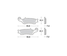 Motomaster bremseklodser til Off Road - Nitro Sport
