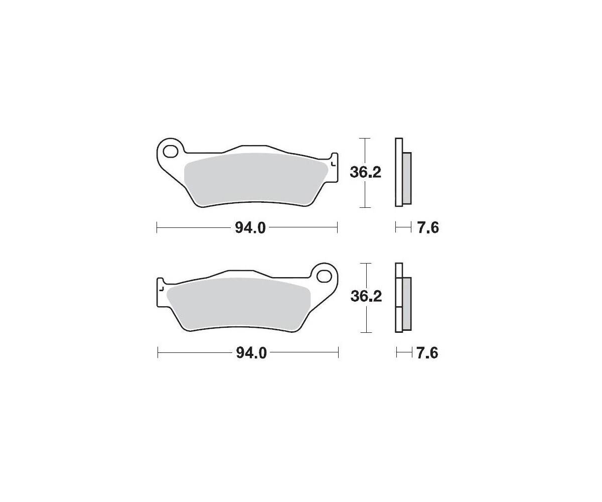 Motomaster Bremseklodser til Offroad – Nitro Sport - Pitboxen.dk