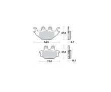 Motomaster bremseklodser til ATV  - Nitro