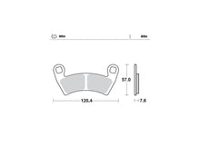 Motomaster bremseklodser til ATV  - Nitro