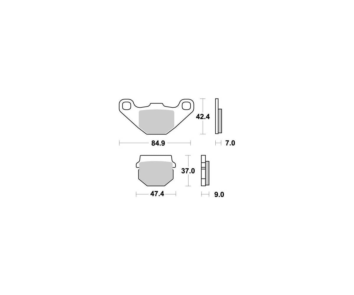 Motomaster bremseklodser til Off Road - Nitro