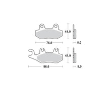 Motomaster sinter bremseklodser til Off Road - Racing GP