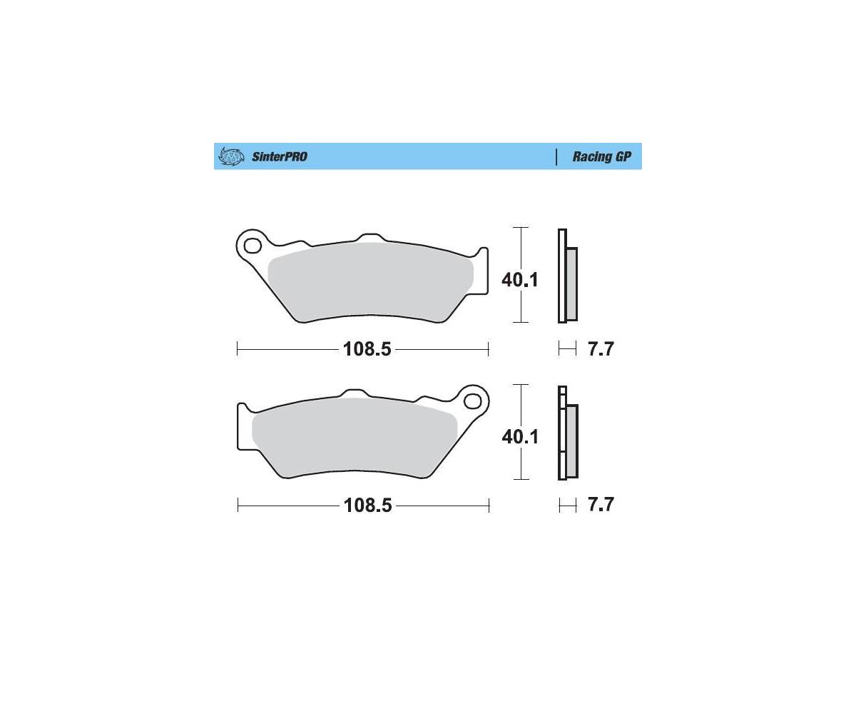 Motomaster sinter bremseklodser til Off Road - Racing GP