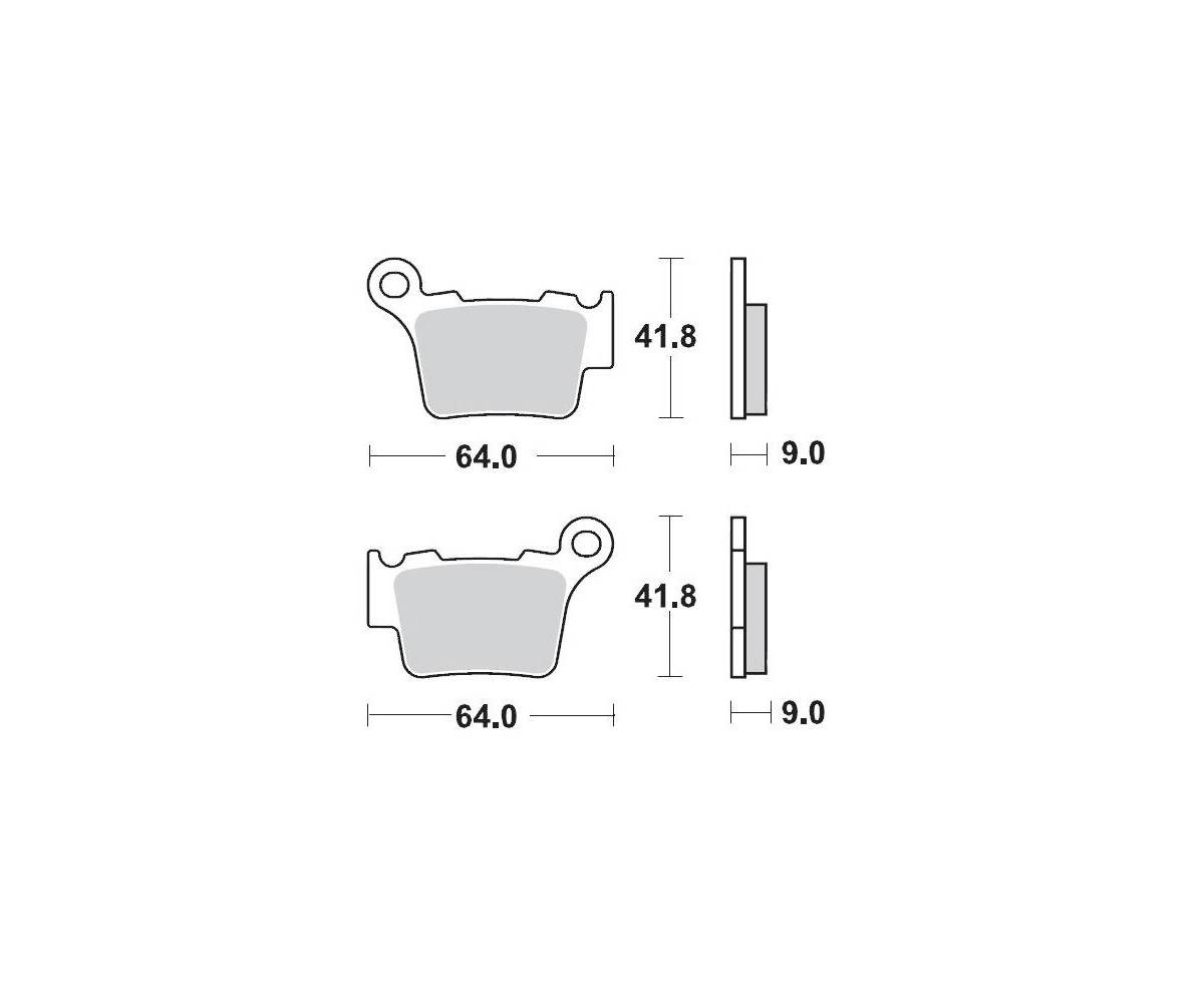 Motomaster Sinter Bremseklodser til Offroad – Racing GP Serie - Pitboxen.dk
