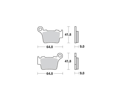 Motomaster Sinter Bremseklodser til Offroad – Racing GP Serie - Pitboxen.dk