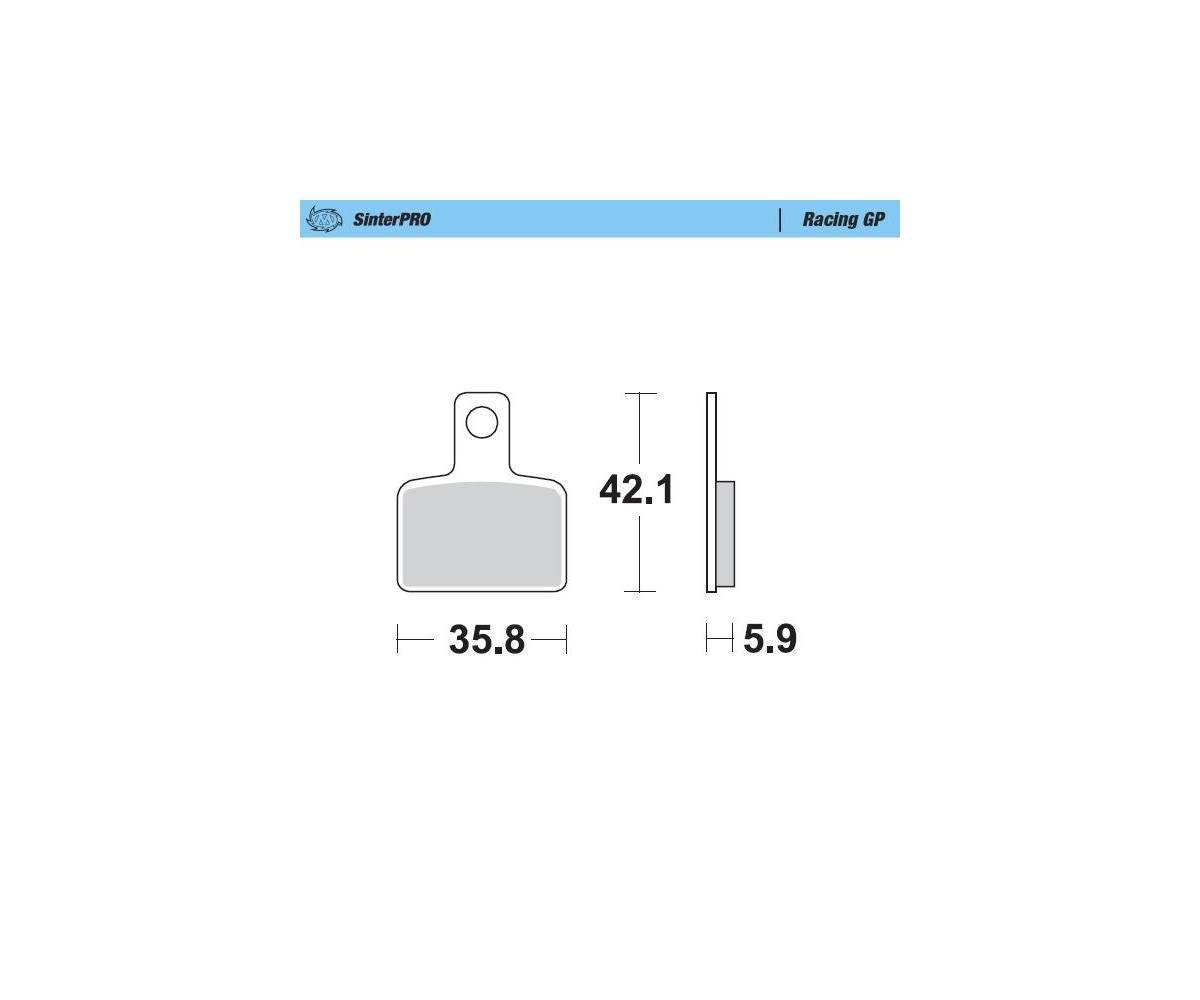 Motomaster sinter bremseklodser til Off Road - Racing GP
