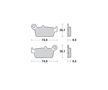 Motomaster bremseklodser til Off Road - Sinter Pro Racing