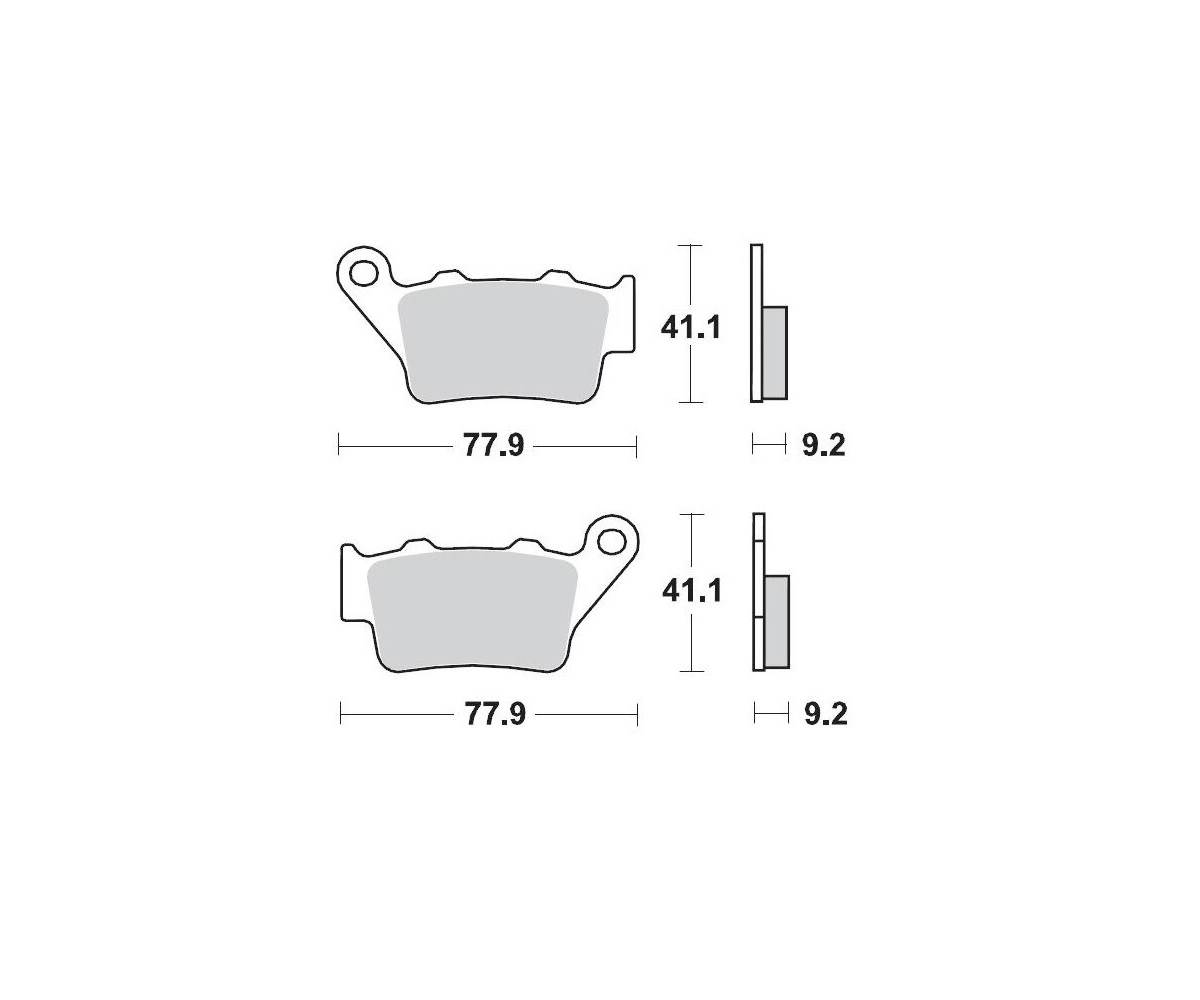 Motomaster bremseklodser til Off Road - Sinter Pro Racing