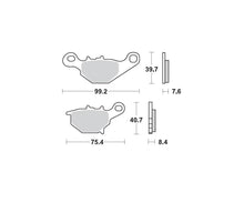 Motomaster bremseklodser til Off Road - Sinter Pro Racing