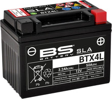 Motorcykelbatteri BS BTX4L/BTZ5S SLA (vedligeholdelsesfrit) - Pitboxen.dk