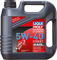 Motorcykelolie 5W40 Fuldsyntetisk - Liqui Moly Street Race - 4L - Pitboxen.dk