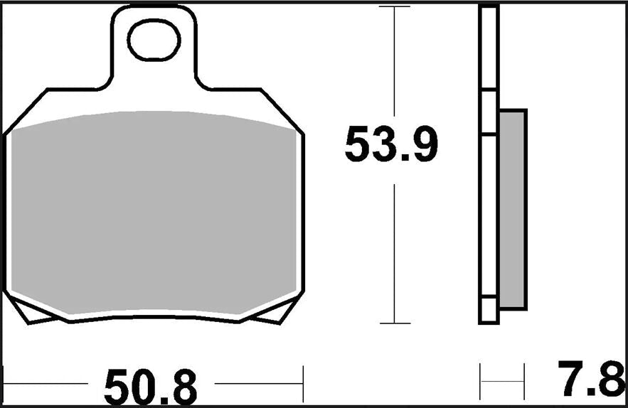 Piaggio Evolution 00 - 09 m.fl. bremseklodser, sinter XS Scooter - Brembo - Pitboxen.dk