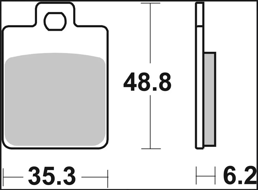 Piaggio Sport 06-19 m.fl. bremseklodser, sinter XS Scooter - Brembo