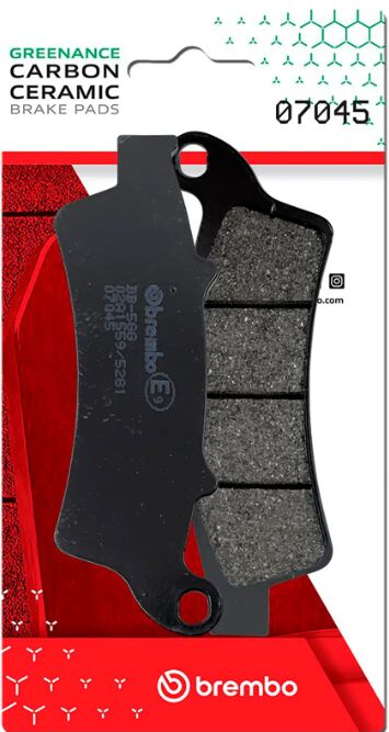 Piaggio Sport Touring 12-19 m.fl. bremseklodser, Carbon keramisk (OEM) - Brembo