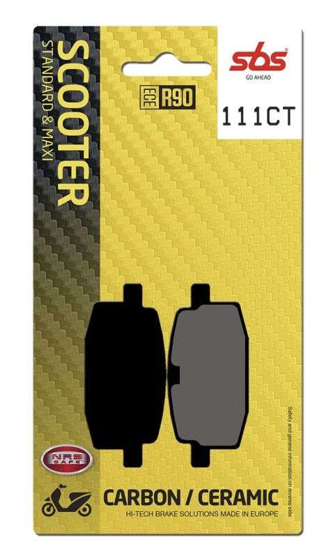 SBS 111CT bremseklodser – Carbon keramisk til scooter (gade) - Pitboxen.dk