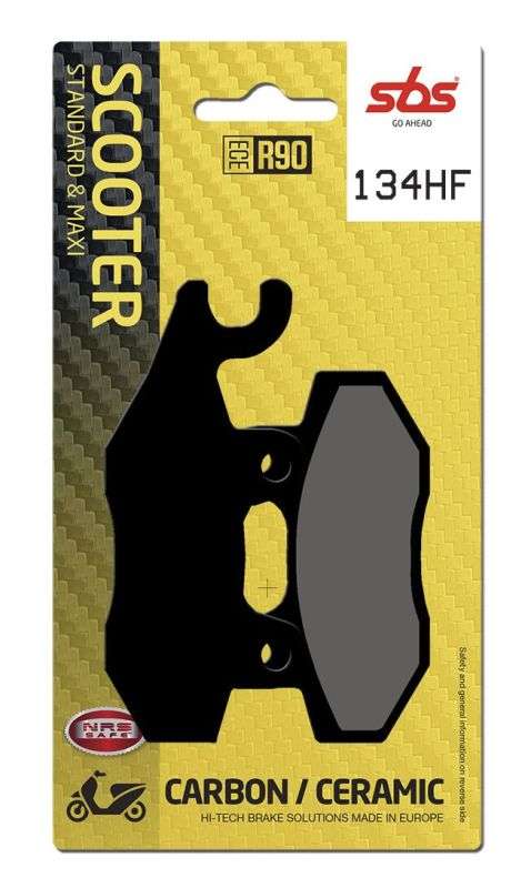 SBS 134HF bremseklodser – keramisk materiale til gade og touring - Pitboxen.dk