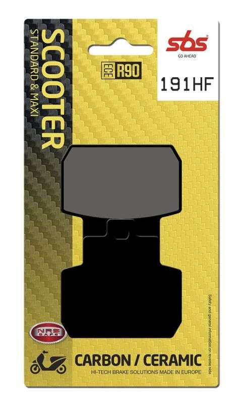 SBS 191HF bremseklodser – keramisk materiale til gade og touring - Pitboxen.dk